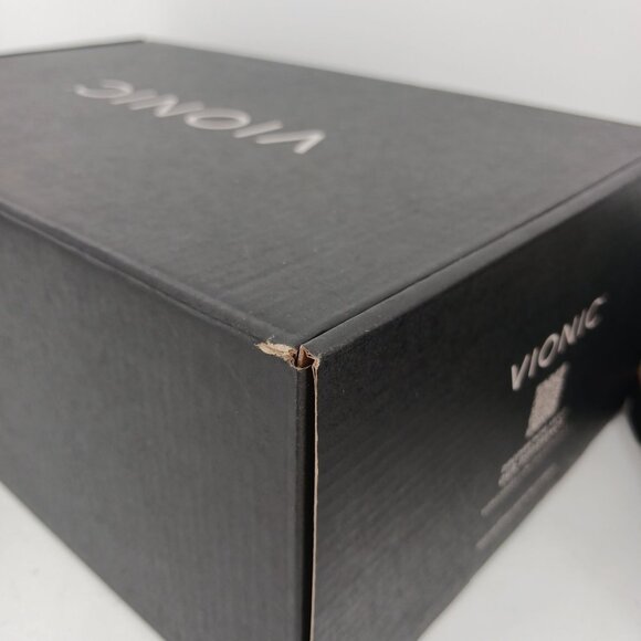 Vionic Cheryl II Black Leather Loafers Size 12W Lug Sole Penny Loafer Comfort - Picture 9 of 10